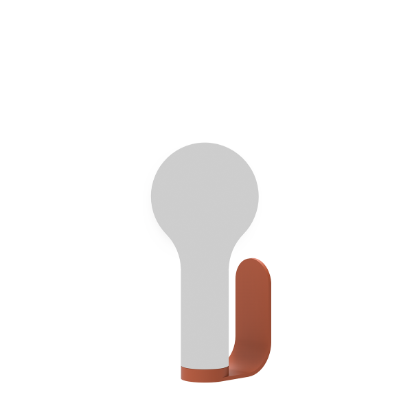 Aplo Outdoor Portable Lamp Wall Bracket By Fermob