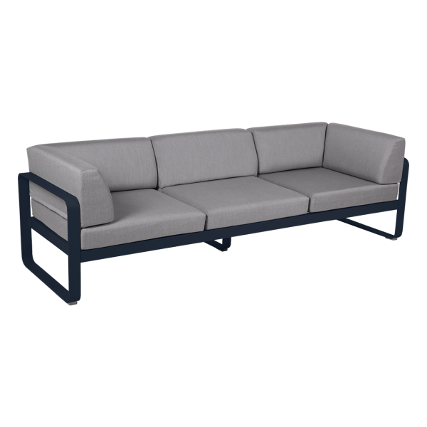Bellevie 3 Seater Outdoor Club Sofa By Fermob in Deep Blue
