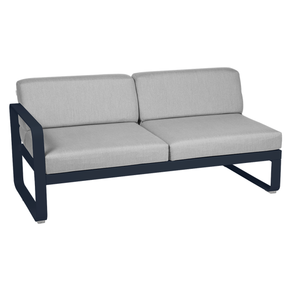 Bellevie Outdoor Modular 2 Seater Left Module By Fermob in Deep Blue