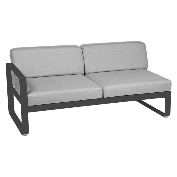 Bellevie Outdoor Modular 2 Seater Left Module By Fermob in Anthracite