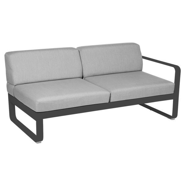 Bellevie Outdoor Modular 2 Seater Right Module By Fermob in Anthracite