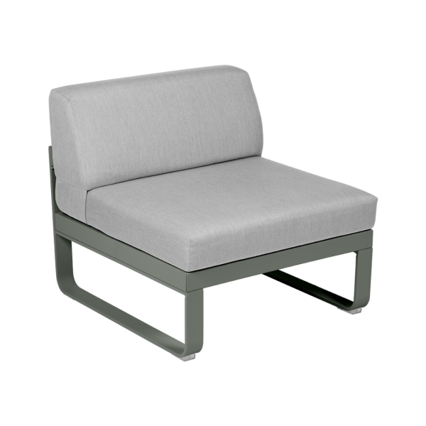 Bellevie Outdoor Modular 1 Seater Central Module By Fermob in Rosemary