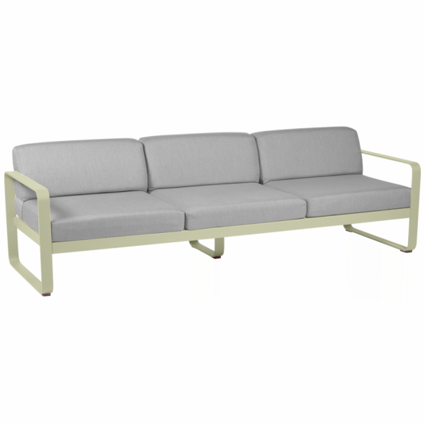Bellevie 3 Seater Outdoor Sofa By Fermob in Willow Green