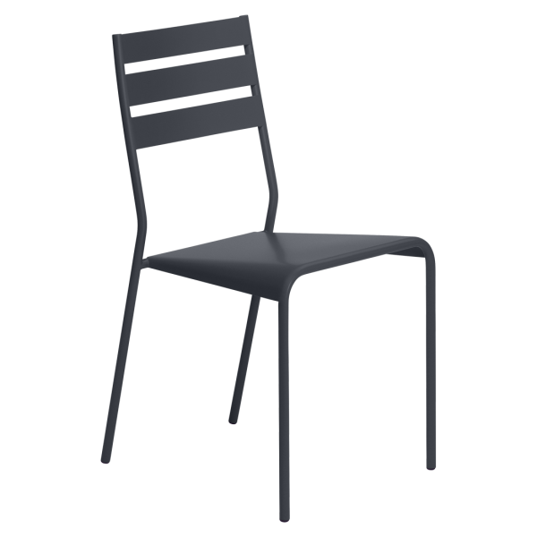 Facto Outdoor Dining Chair By Fermob in Anthracite