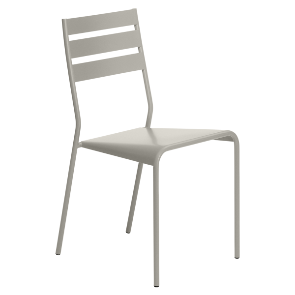 Facto Outdoor Dining Chair By Fermob in Clay Grey