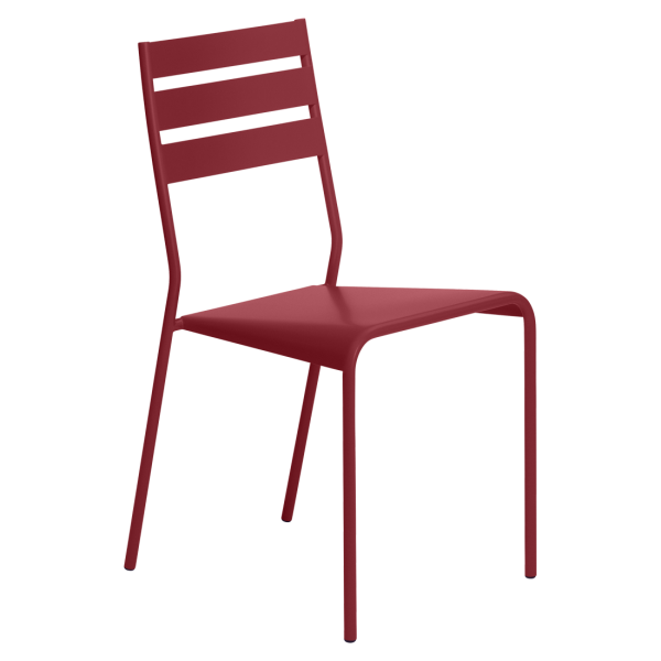 Facto Outdoor Dining Chair By Fermob in Chilli