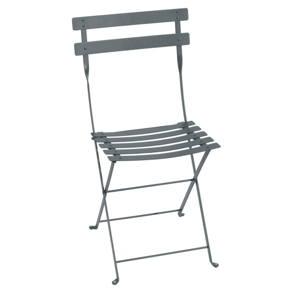 Bistro Outdoor Folding Chair By Fermob in Storm Grey