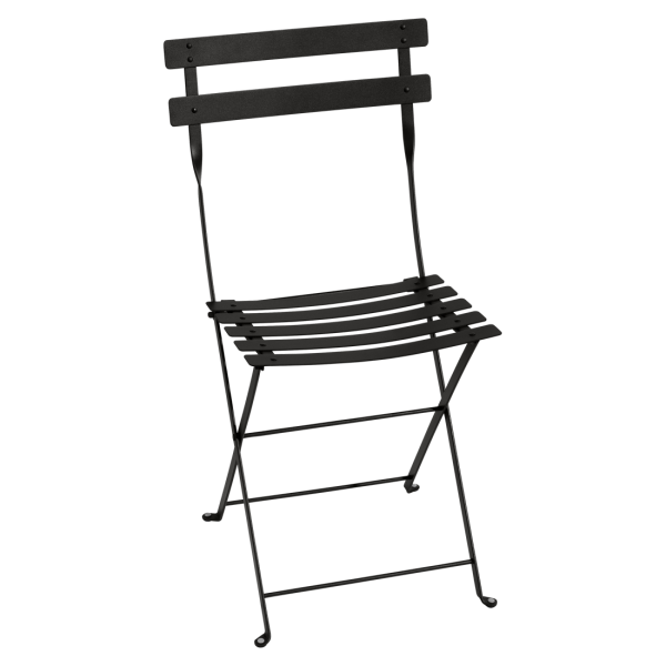 Bistro Outdoor Folding Chair By Fermob in Liquorice