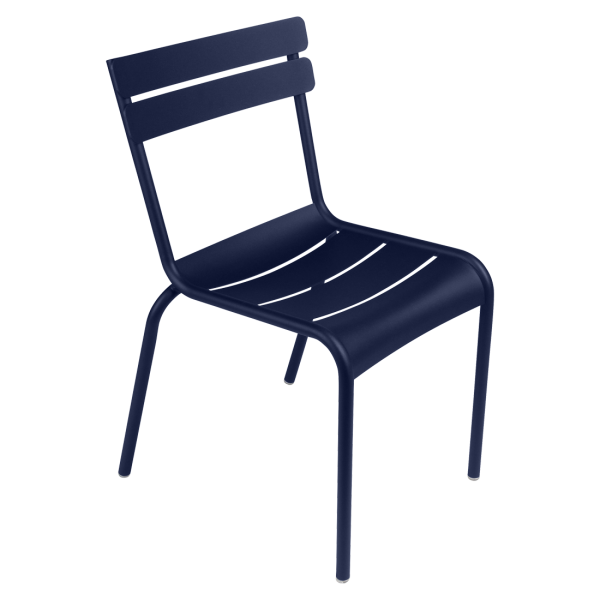 Luxembourg Outdoor Dining Chair By Fermob in Deep Blue