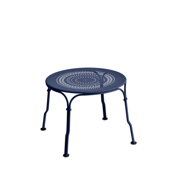 1900 Garden Side Table By Fermob in Deep Blue