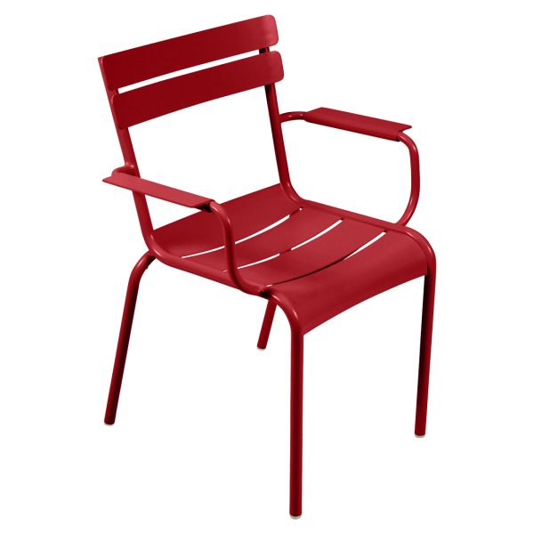 Luxembourg Outdoor Armchair By Fermob in Poppy