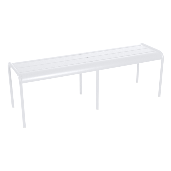 Luxembourg Outdoor Dining Bench By Fermob in Cotton White