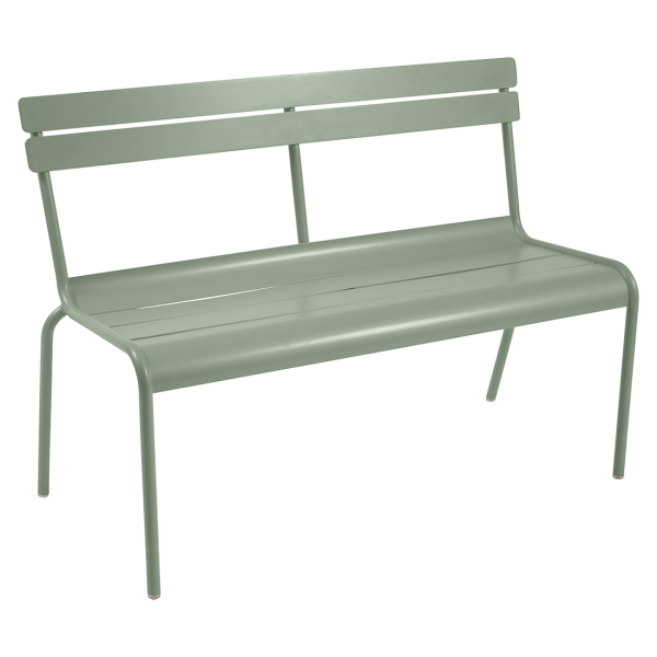Luxembourg Outdoor Bench with Back By Fermob in Cactus