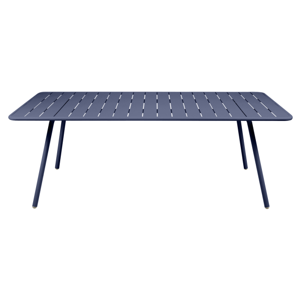 Luxembourg Outdoor Dining Table 207 x 100cm By Fermob in Deep Blue