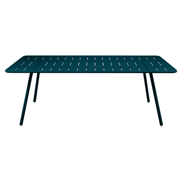 Luxembourg Outdoor Dining Table 207 x 100cm By Fermob in Acapulco Blue