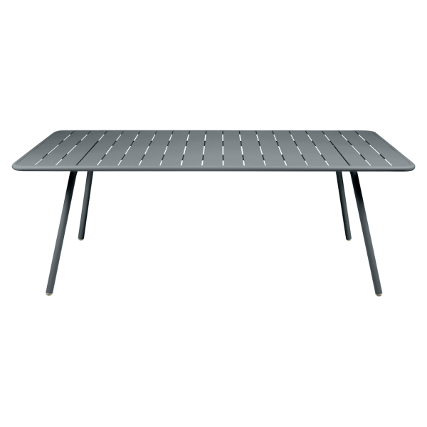 Luxembourg Outdoor Dining Table 207 x 100cm By Fermob in Storm Grey