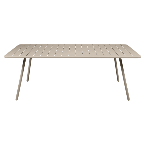 Luxembourg Outdoor Dining Table 207 x 100cm By Fermob in Nutmeg