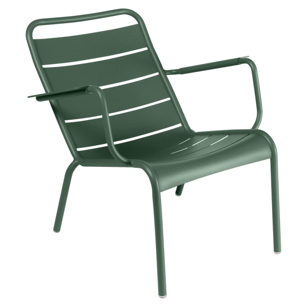 Luxembourg Outdoor Low Armchair By Fermob in Cedar Green