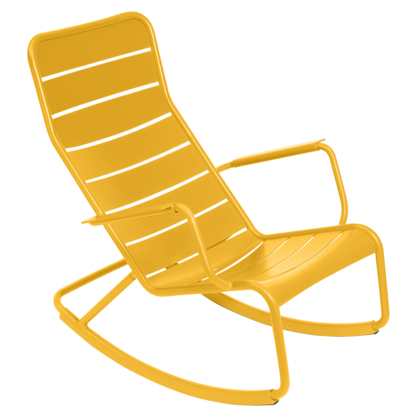 Luxembourg Outdoor Rocking Chair By Fermob in Honey
