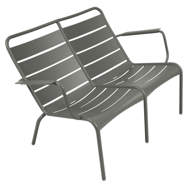 Luxembourg Outdoor Low Armchair Duo By Fermob in Rosemary