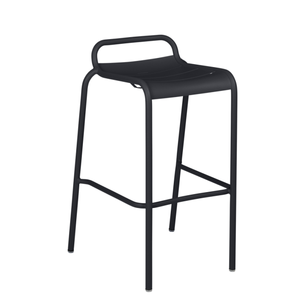Luxembourg Outdoor Bar Stool By Fermob in Anthracite