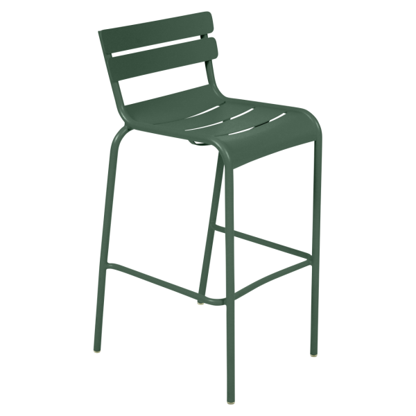 Luxembourg Outdoor Bar Chair By Fermob in Cedar Green