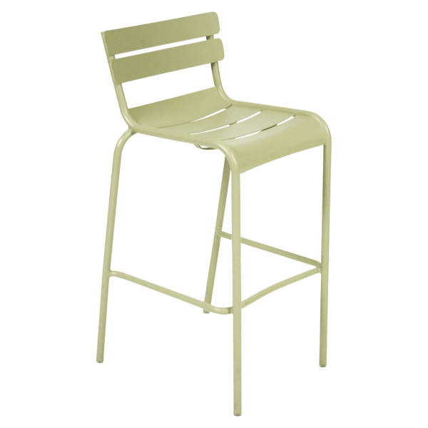 Luxembourg Outdoor Bar Chair By Fermob in Willow Green