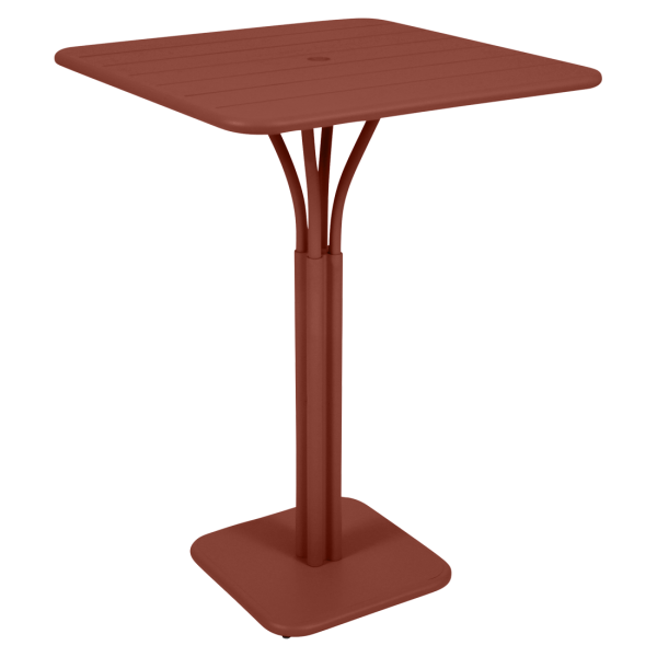Luxembourg Outdoor High Table By Fermob in Red Ochre
