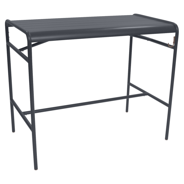 Luxembourg Outdoor High Table 126 x 73cm By Fermob in Anthracite