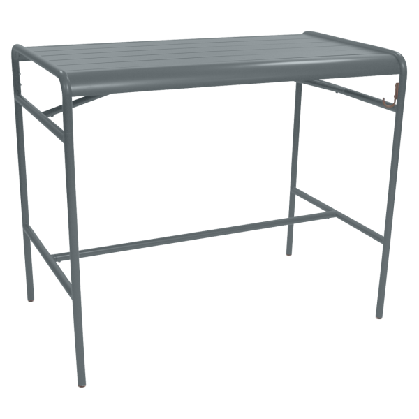 Luxembourg Outdoor High Table 126 x 73cm By Fermob in Storm Grey