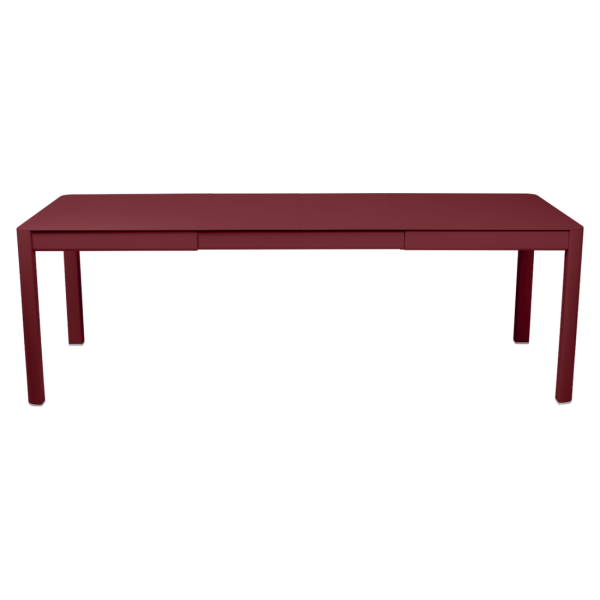 Ribambelle Outdoor Dining Table - 2 Extensions 149 to 234cm By Fermob in Chilli