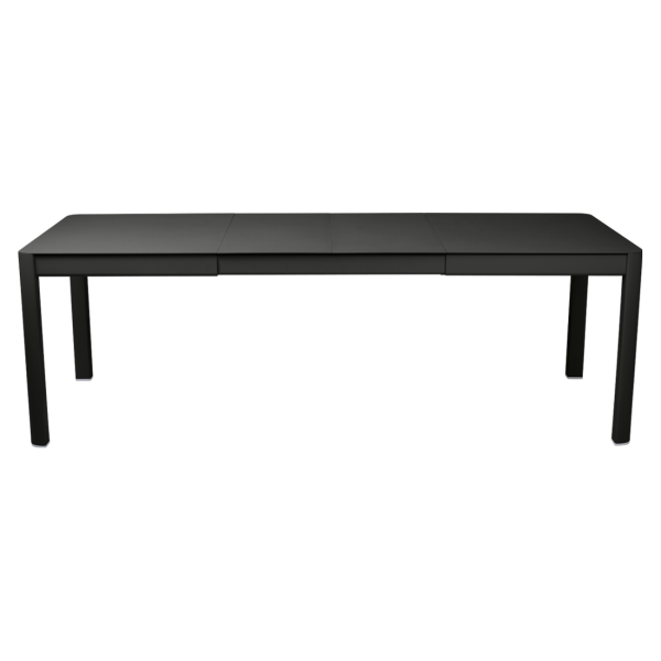 Ribambelle Outdoor Dining Table - 2 Extensions 149 to 234cm By Fermob in Liquorice