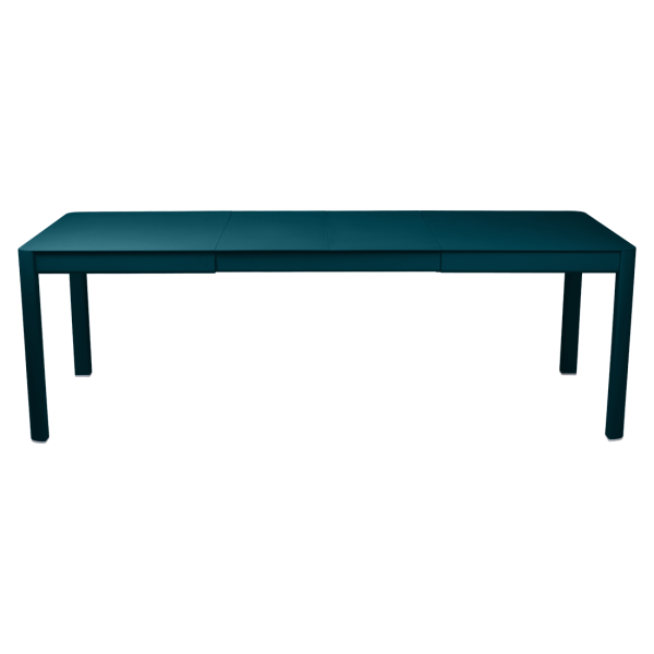 Ribambelle Outdoor Dining Table - 2 Extensions 149 to 234cm By Fermob in Acapulco Blue
