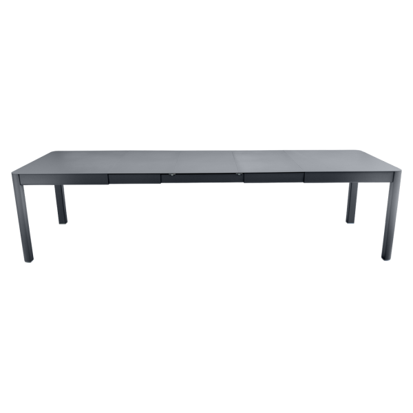 Ribambelle Outdoor Dining Table - 3 Extensions 149 to 299cm By Fermob in Anthracite