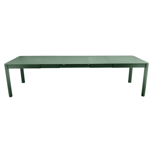 Ribambelle Outdoor Dining Table - 3 Extensions 149 to 299cm By Fermob in Cedar Green