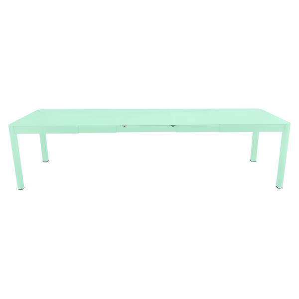 Ribambelle Outdoor Dining Table - 3 Extensions 149 to 299cm By Fermob in Opaline Green