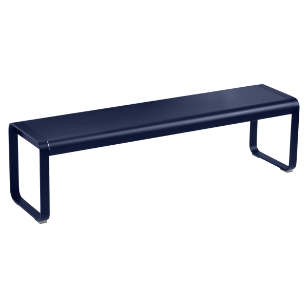Bellevie Outdoor Dining Bench By Fermob in Deep Blue