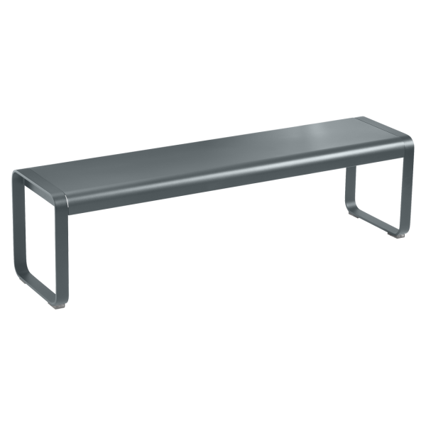 Bellevie Outdoor Dining Bench By Fermob in Storm Grey