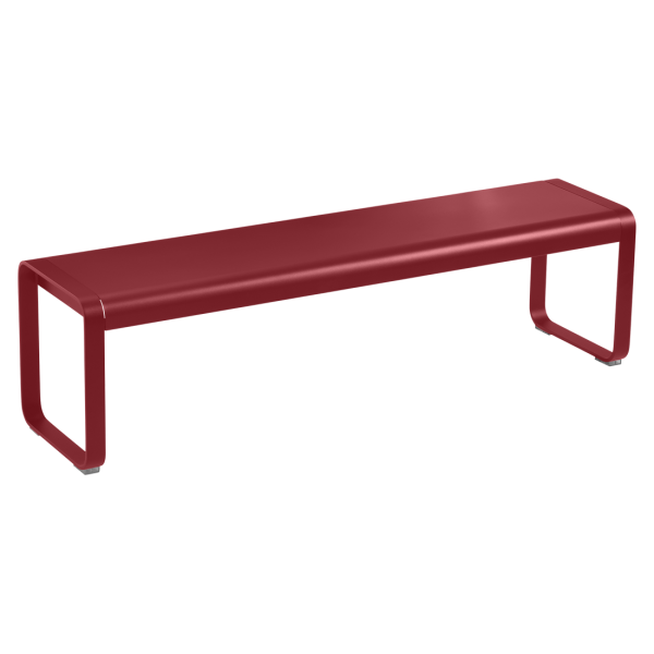 Bellevie Outdoor Dining Bench By Fermob in Chilli