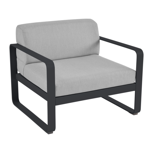 Bellevie Outdoor Lounge Armchair By Fermob in Anthracite