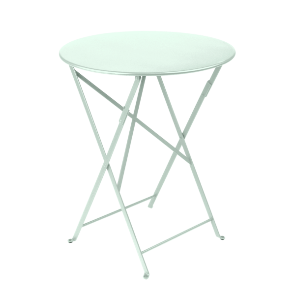 Bistro Outdoor Folding Table Round 60cm By Fermob in Ice Mint