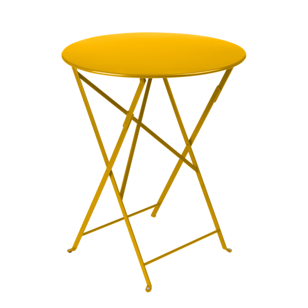 Bistro Outdoor Folding Table Round 60cm By Fermob in Honey
