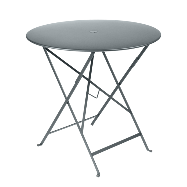 Bistro Outdoor Folding Table Round 77cm By Fermob in Storm Grey
