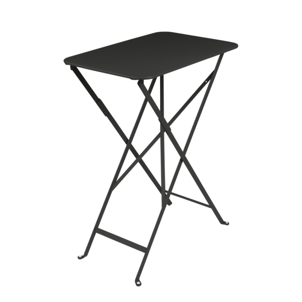 Bistro Outdoor Folding Table Rectangle 57 x 37cm By Fermob in Liquorice