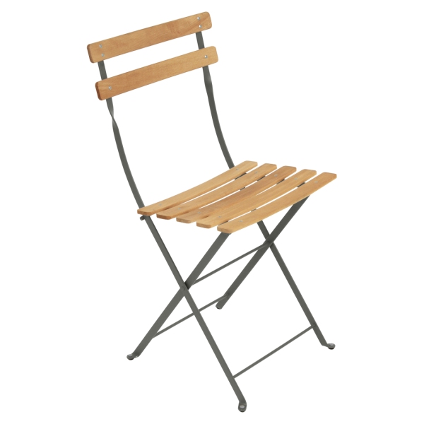 Bistro Outdoor Folding Chair - Wooden Slats By Fermob in Rosemary