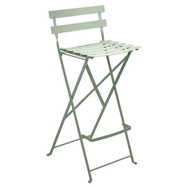 Bistro Outdoor Folding High Stool By Fermob in Cactus