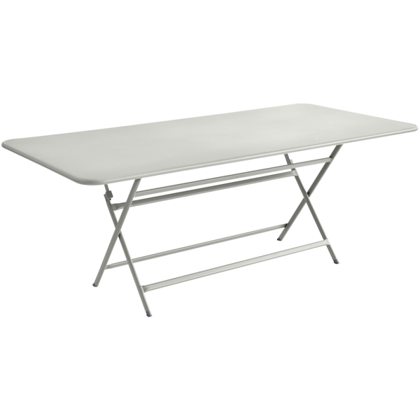 Caractere Large Folding Outdoor Dining Table 190 x 90cm By Fermob in Clay Grey