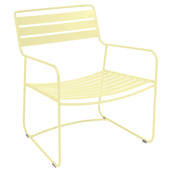 Surprising Outdoor Casual Armchair By Fermob in Frosted Lemon