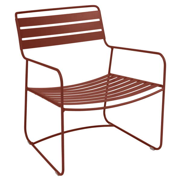 Surprising Outdoor Casual Armchair By Fermob in Red Ochre