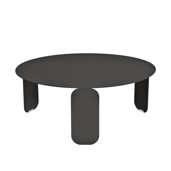 Bebop Low Table Round 80cm By Fermob in Liquorice
